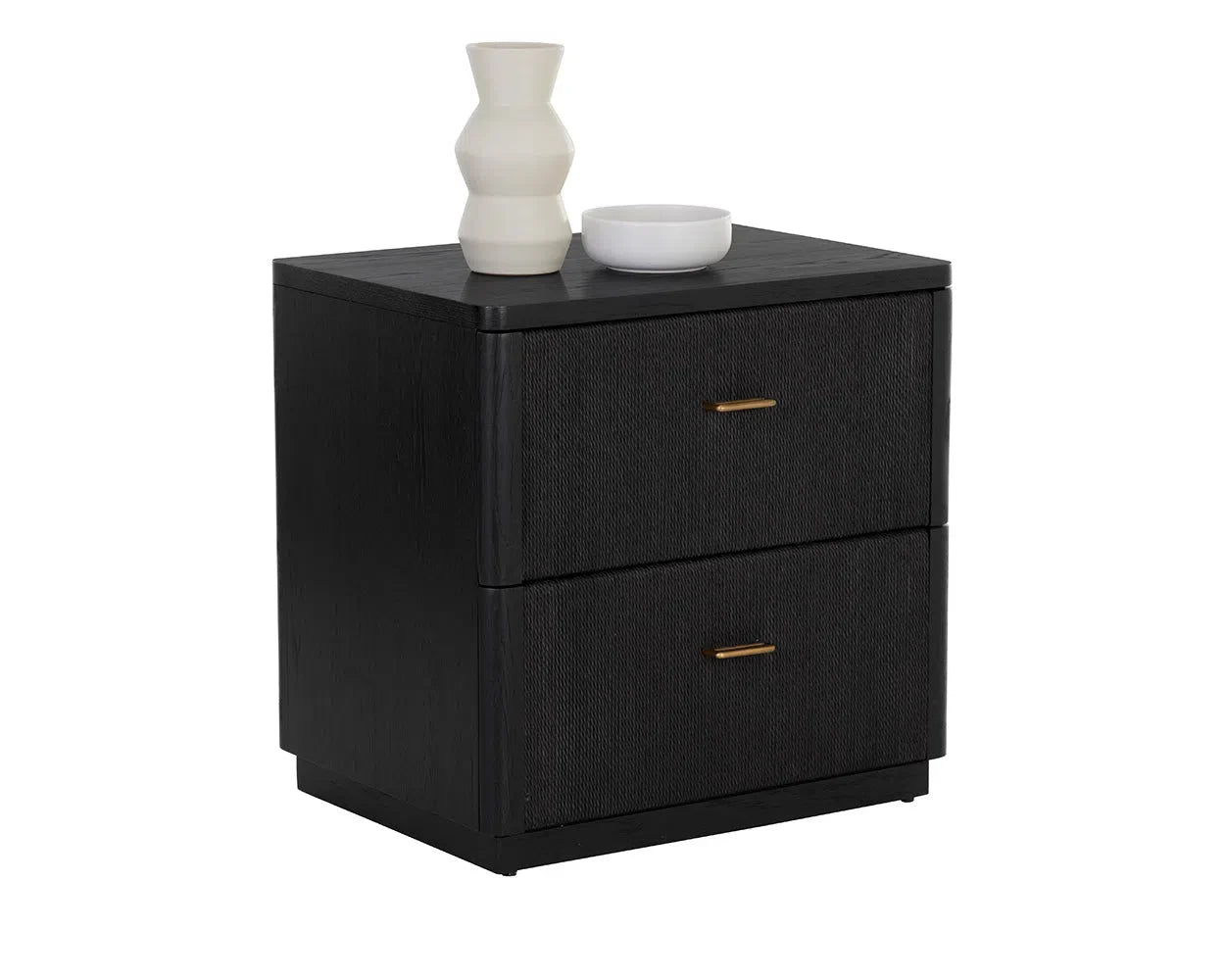 Etienne Linear Designed Wooden Nightstand