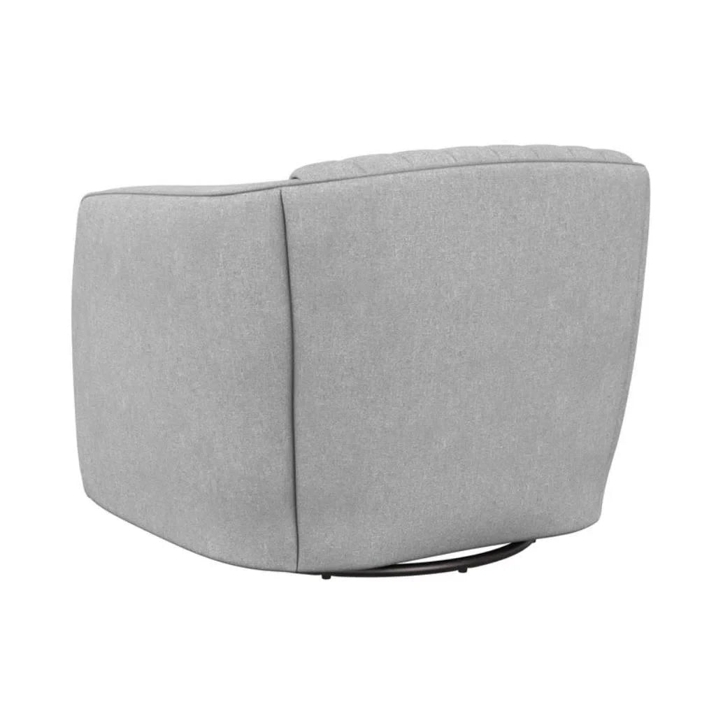 Garrison Fabric Upholstered Swivel Lounge Chair