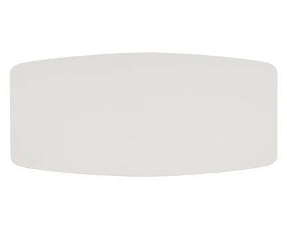 SUNPAN Calida Dining Table 98" Cream Faux Leather