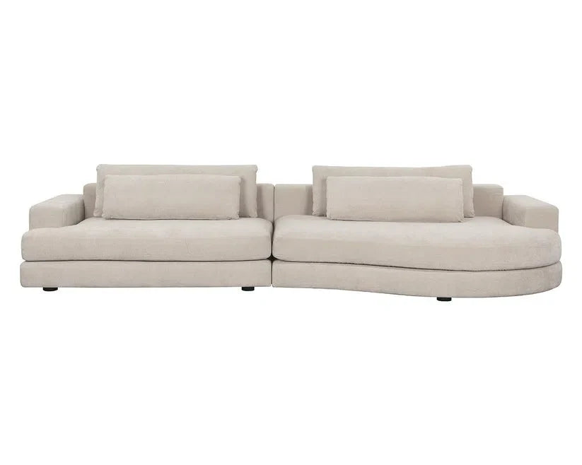 SUNPAN Baela Sofa Danny Cream - , Removable Cushions