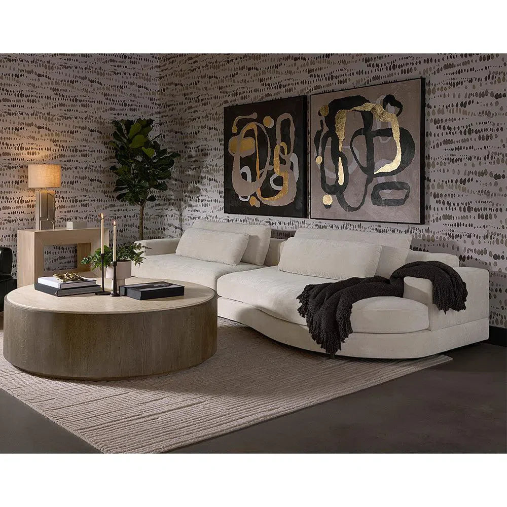 SUNPAN Baela Sofa Danny Cream - , Removable Cushions