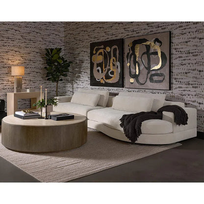 SUNPAN Baela Sofa Danny Cream - , Removable Cushions