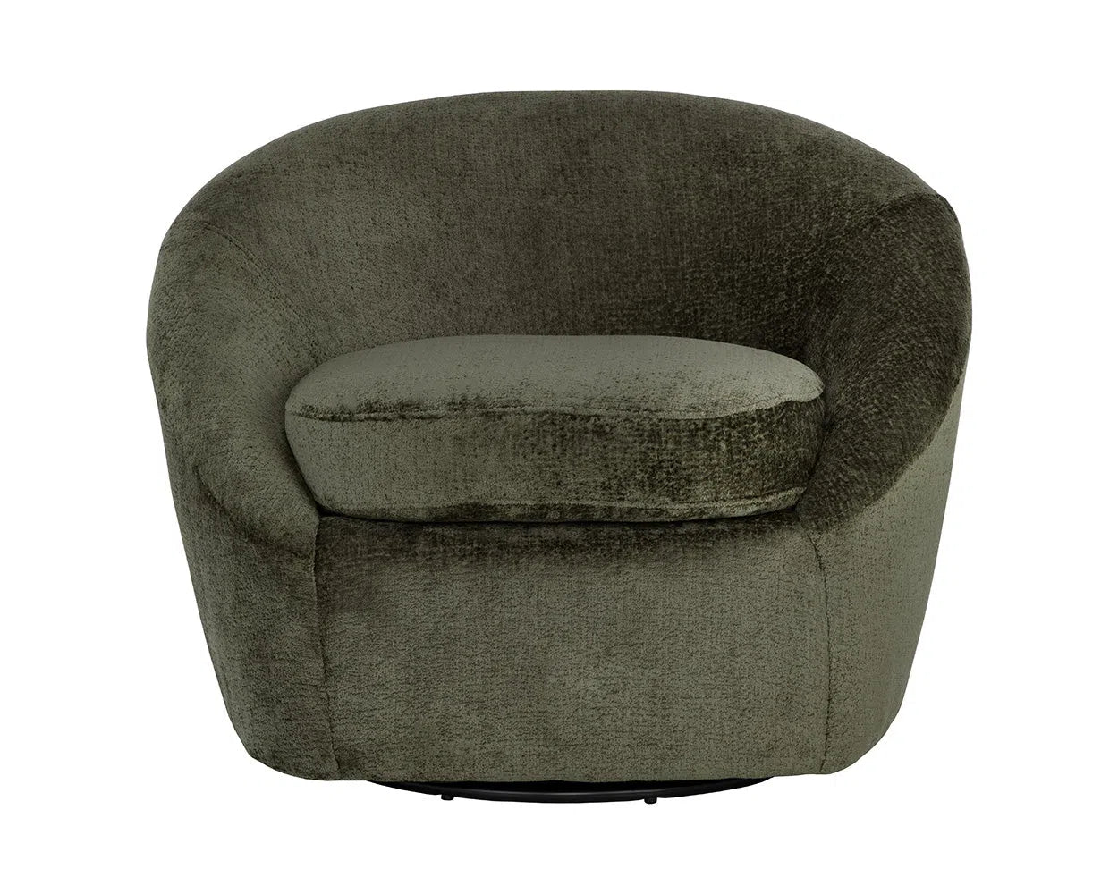 Bliss Fabric Upholstered Swivel Lounge Chair