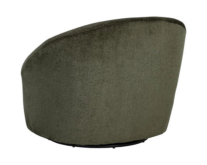 Bliss Fabric Upholstered Swivel Lounge Chair