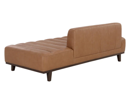 Ilyana Daybed Aline Butternut Leather With Wood Base