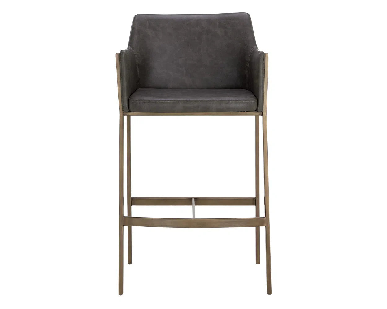 Bernadette Leather Upholstered Counter Stool