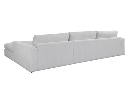 Merrick Fabric Upholstered Sofa Chaise Right Facing