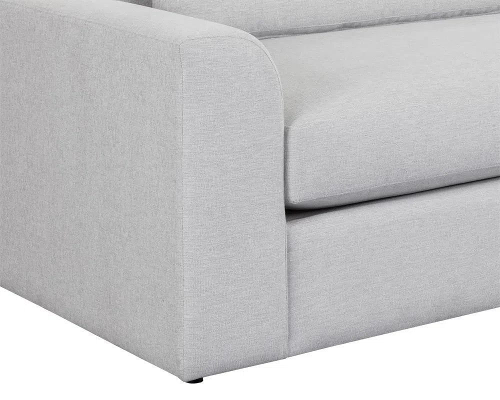 Merrick Fabric Upholstered Sofa Chaise