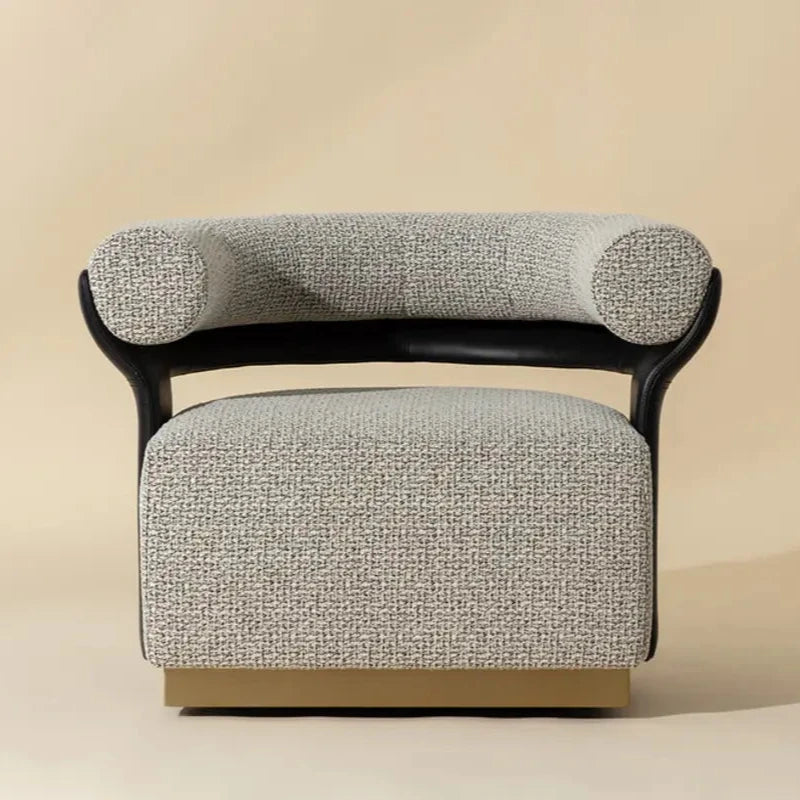 Olida Polyester Upholstered Swivel Lounge Chair