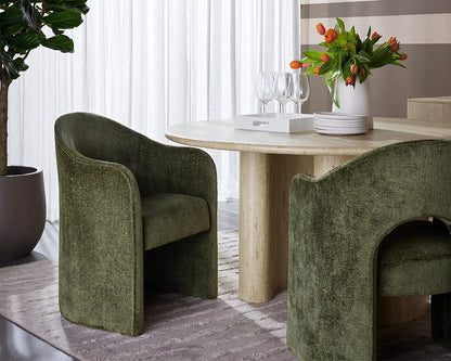 Anaya Fabric Dining Armchair