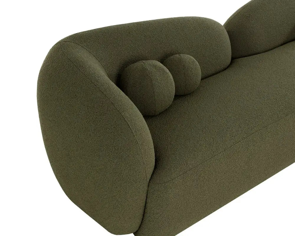 Esme Polyester Upholstered Stylish Sofa