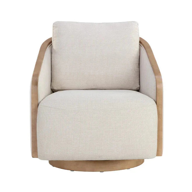 Tasia Fabric Swivel Lounge Chair