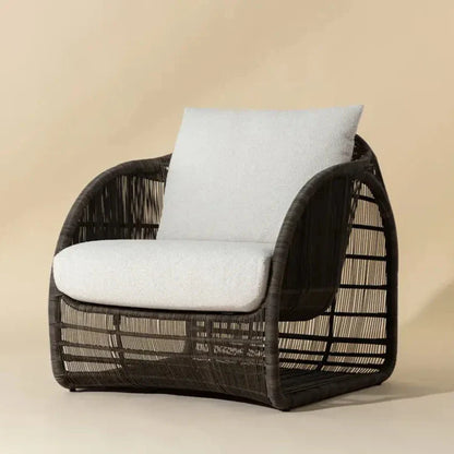 Tulum Polyester Upholstered Outdoor Lounge Chair