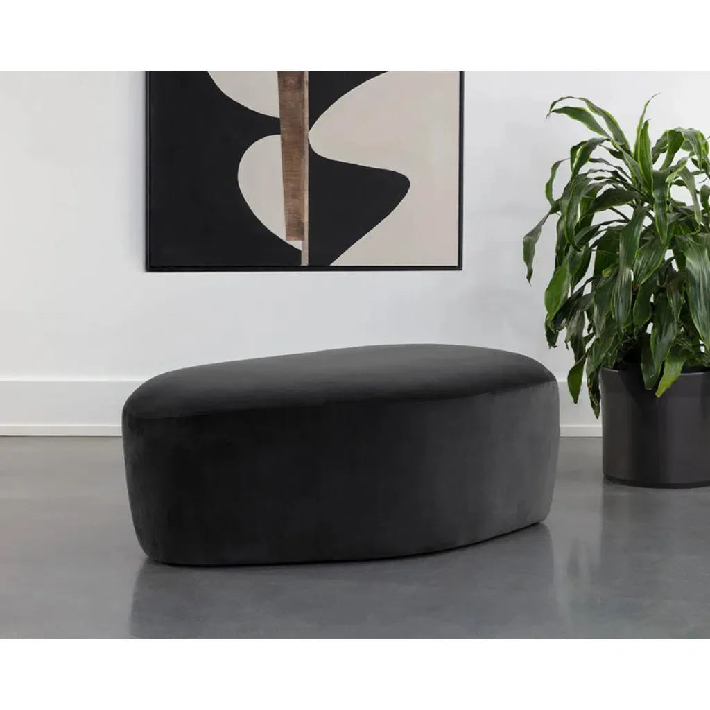 Soraya Fabric Upholstered Ottoman