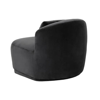 Soraya Fabric Upholstered Swivel Armless Chair