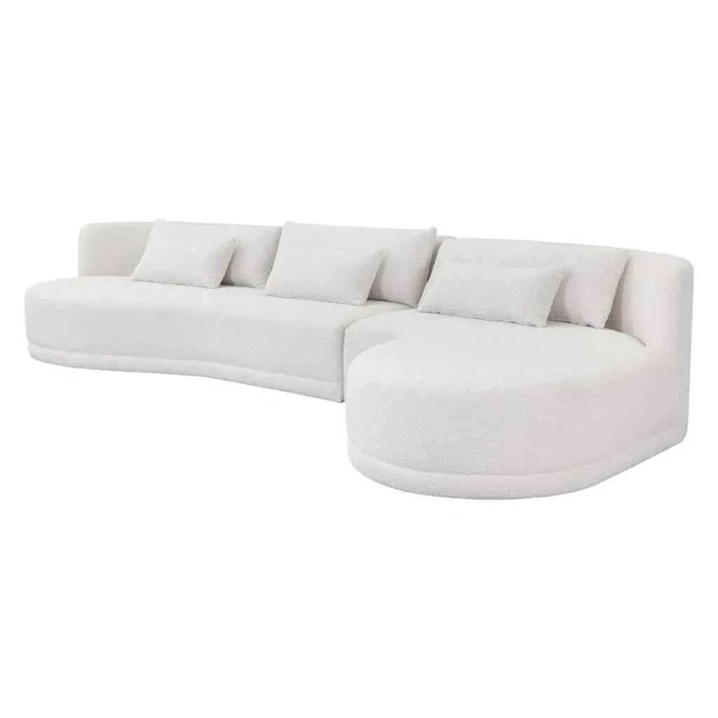 Laken Fabric Upholstered Sofa Chaise