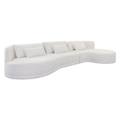 Laken Fabric Upholstered Sofa Chaise