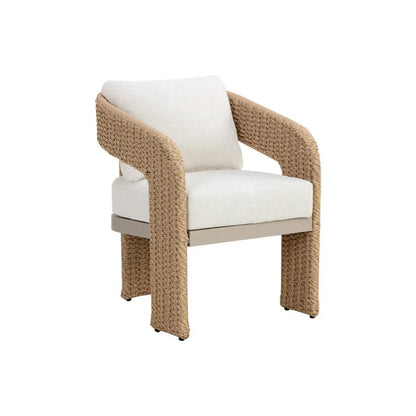 Pylos Fabric Outdoor Dining Armchair