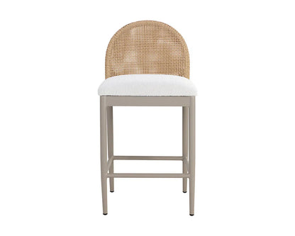 Calandri Fabric Outdoor Counter Stool