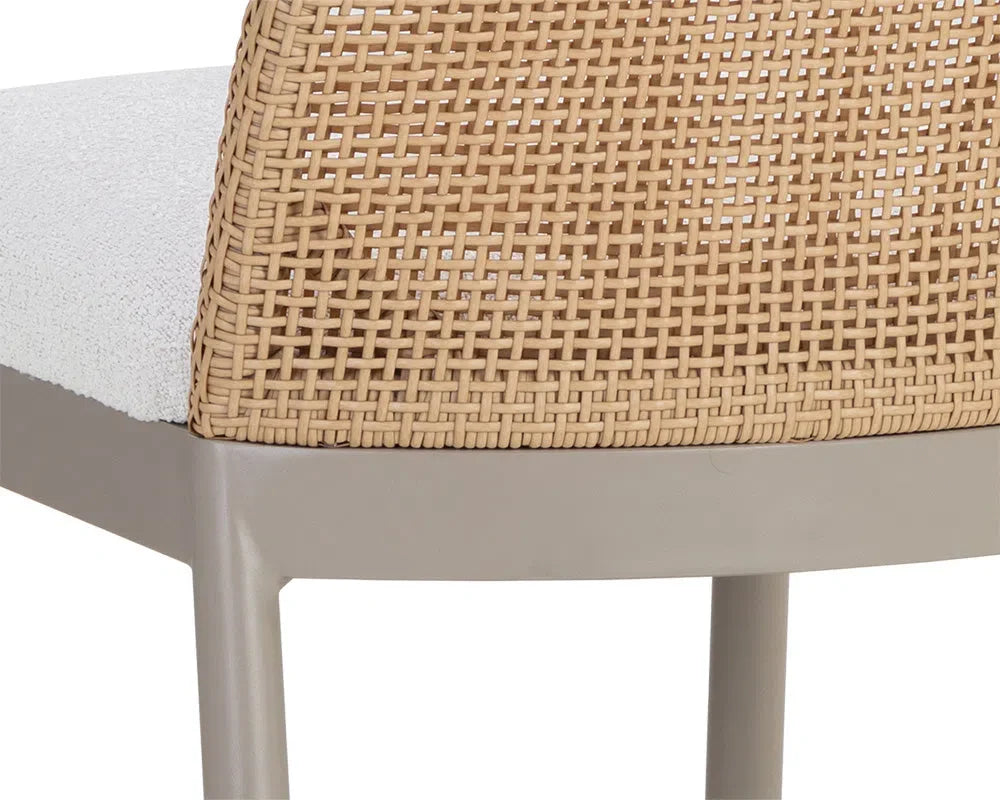 Calandri Fabric Outdoor Counter Stool