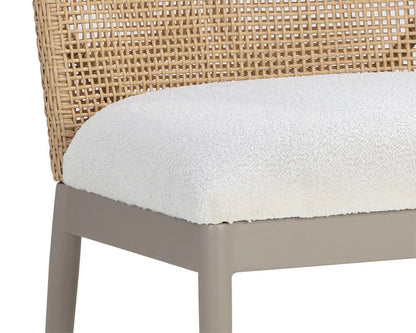 Calandri Fabric Outdoor Dining Chair (Set Of 2)