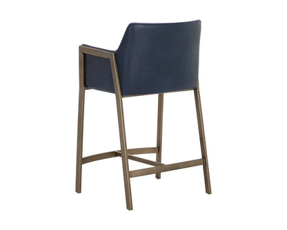 Bernadette Leather Upholstered Counter Stool