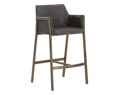 Bernadette Leather Upholstered Barstool