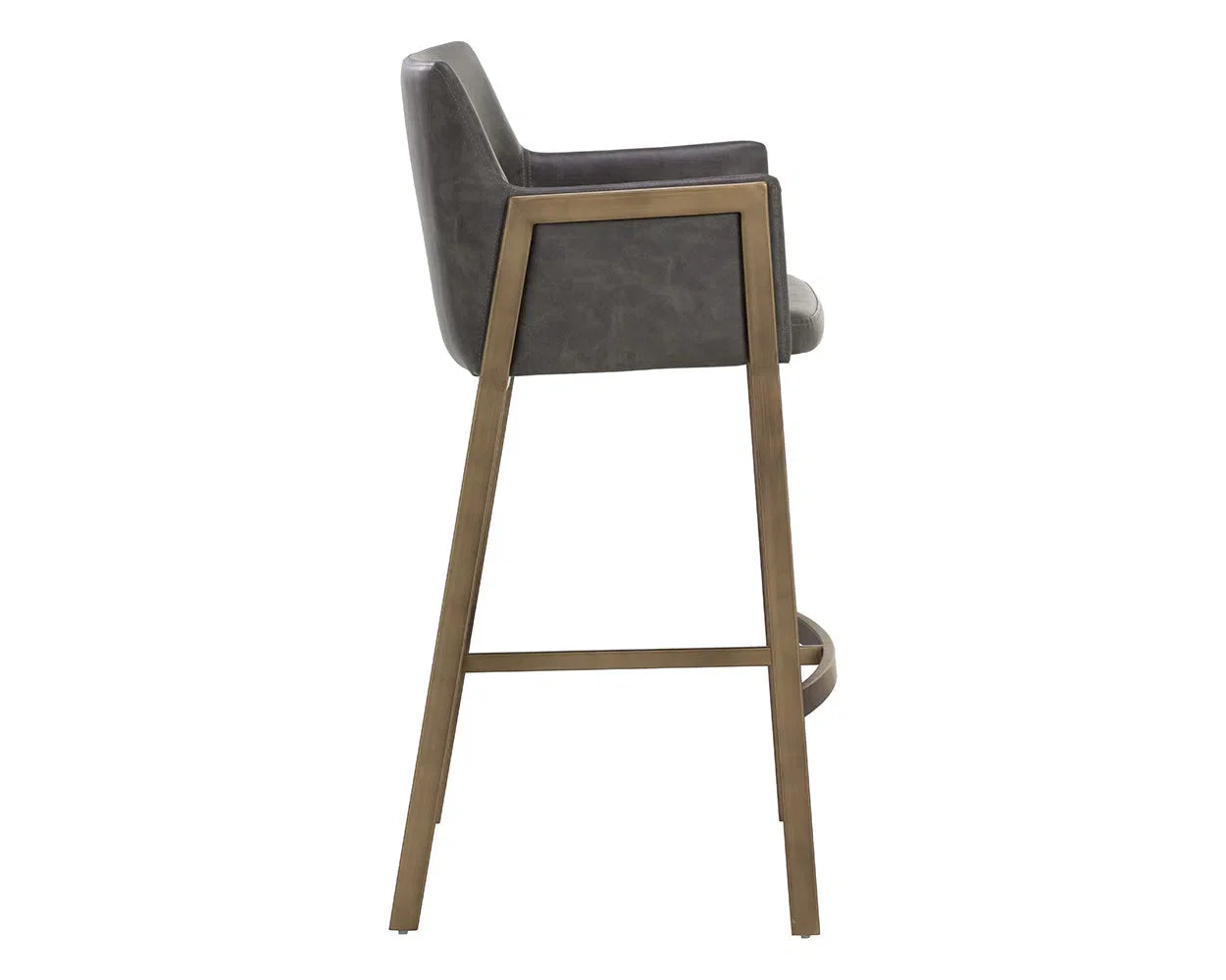 Bernadette Leather Upholstered Barstool