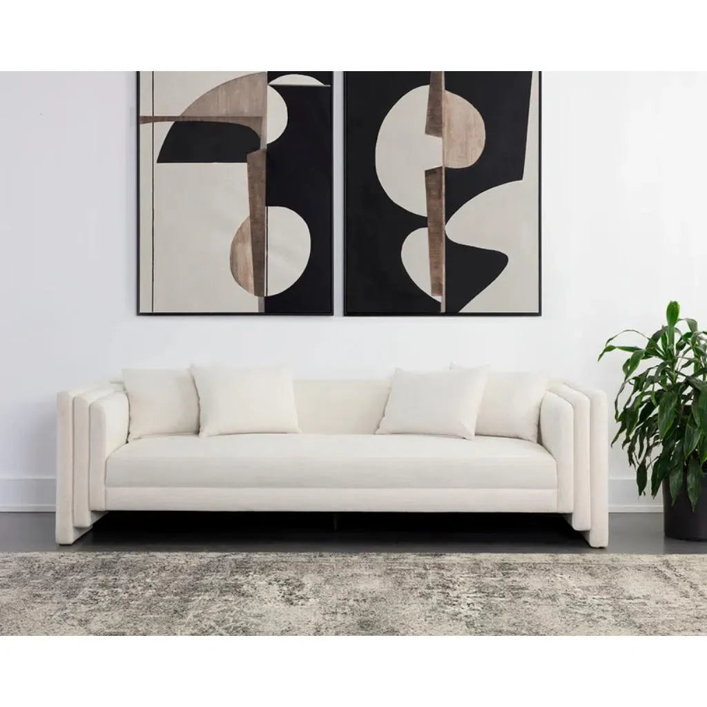 SUNPAN Kira Fabric Modern Styled Sofa