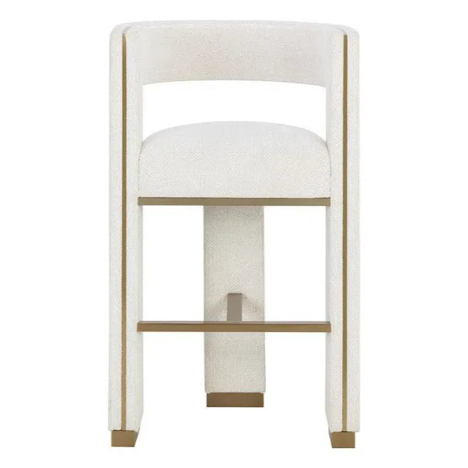 Adamina Barstool Rhea Light Barley Gold Finish Durable