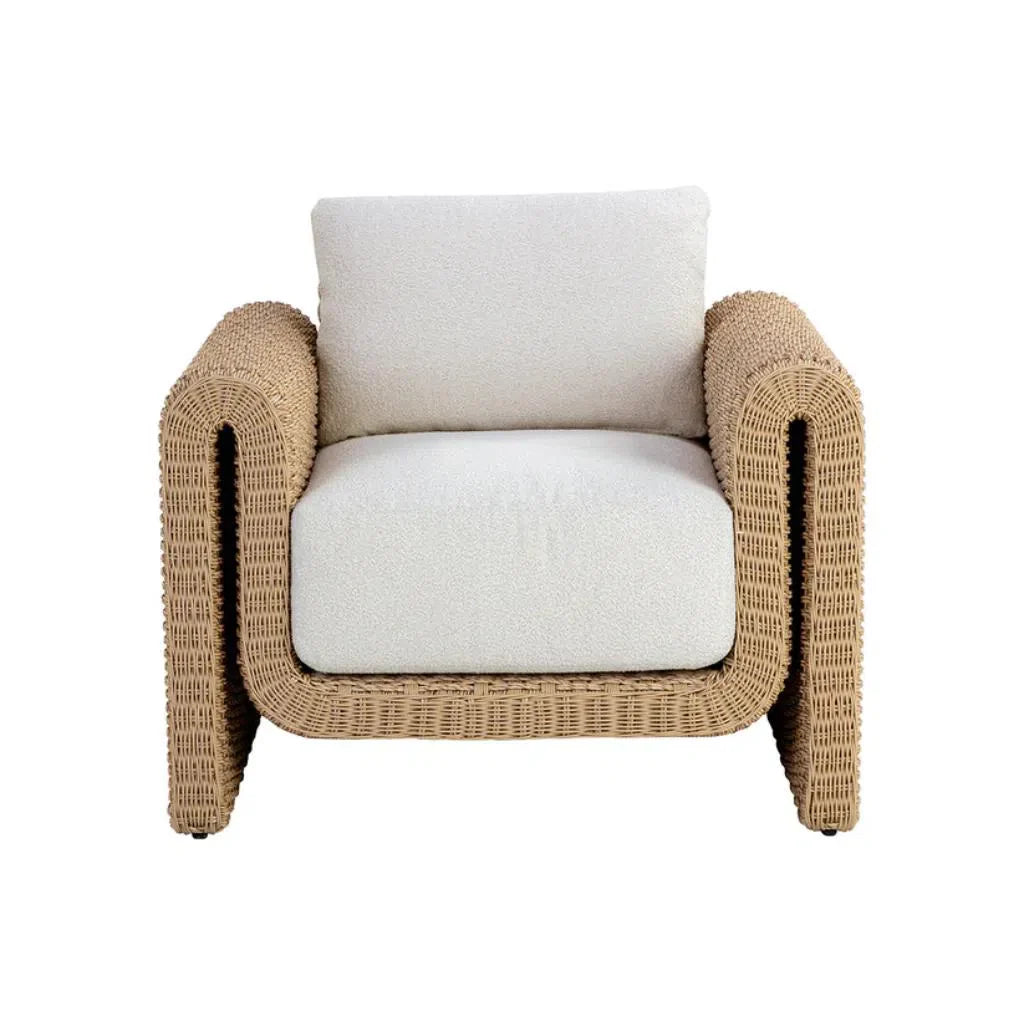 Tibi Fabric Outdoor Lounge Chair