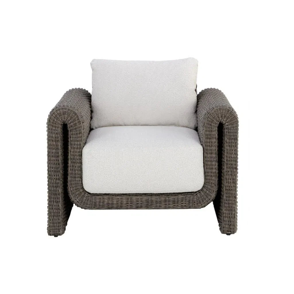 Tibi Fabric Outdoor Lounge Chair