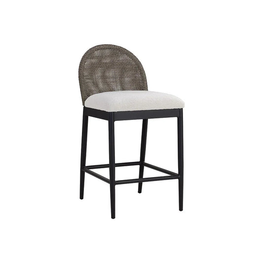 Calandri Fabric Outdoor Counter Stool