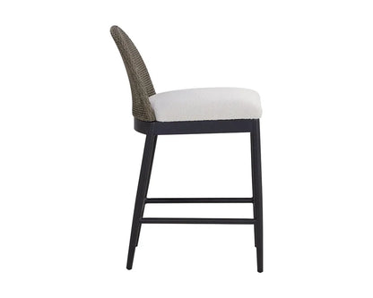 Calandri Fabric Outdoor Counter Stool