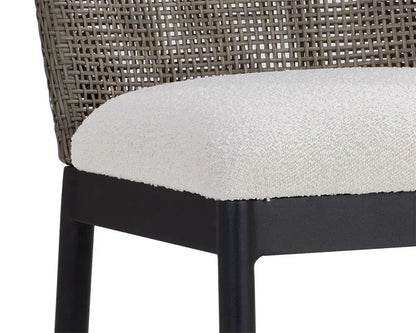 Calandri Fabric Outdoor Counter Stool