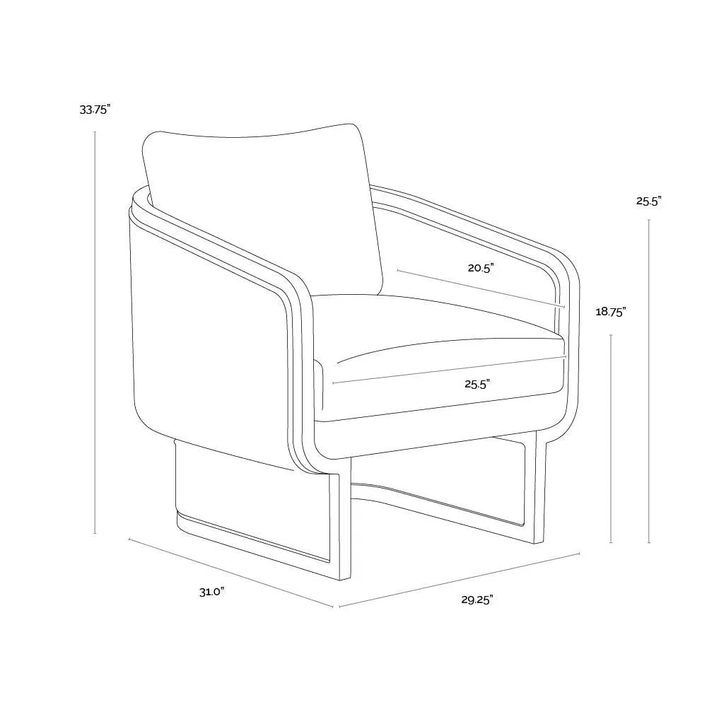 Olbia Lounge Chair Louis Cream Outdoor