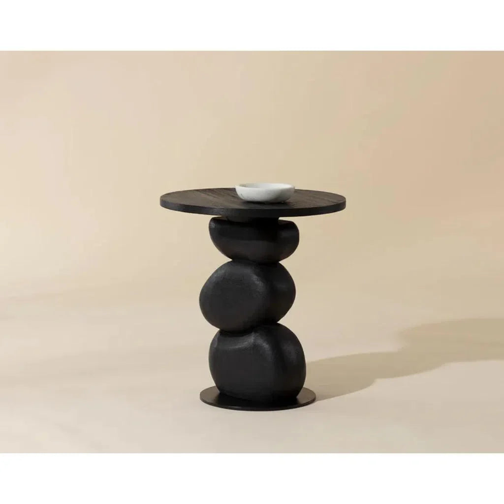 SUNPAN Paplo Wooden Round End Table