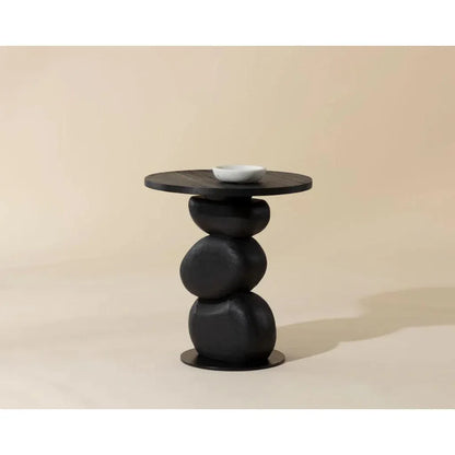 SUNPAN Paplo Wooden Round End Table
