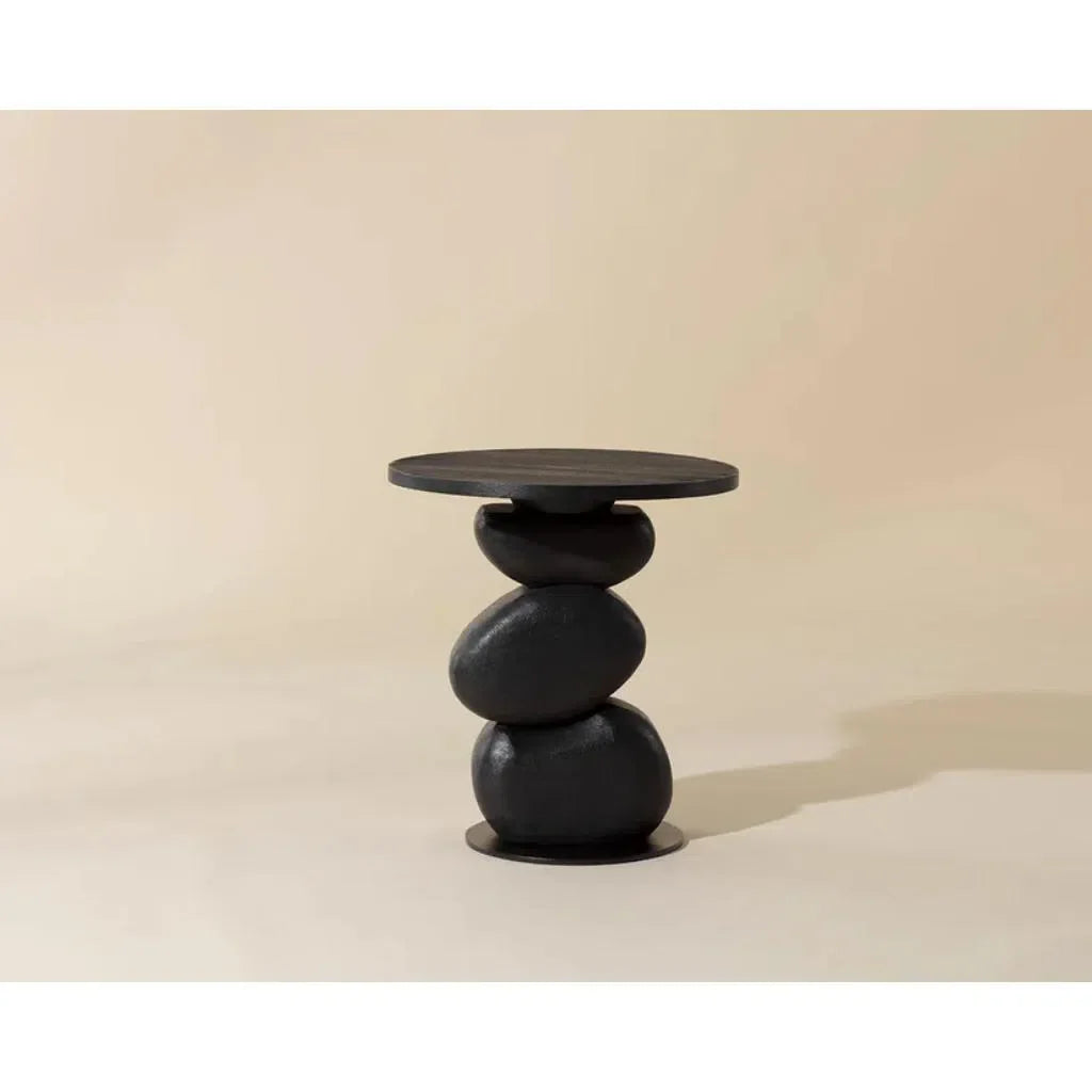 SUNPAN Paplo Wooden Round End Table