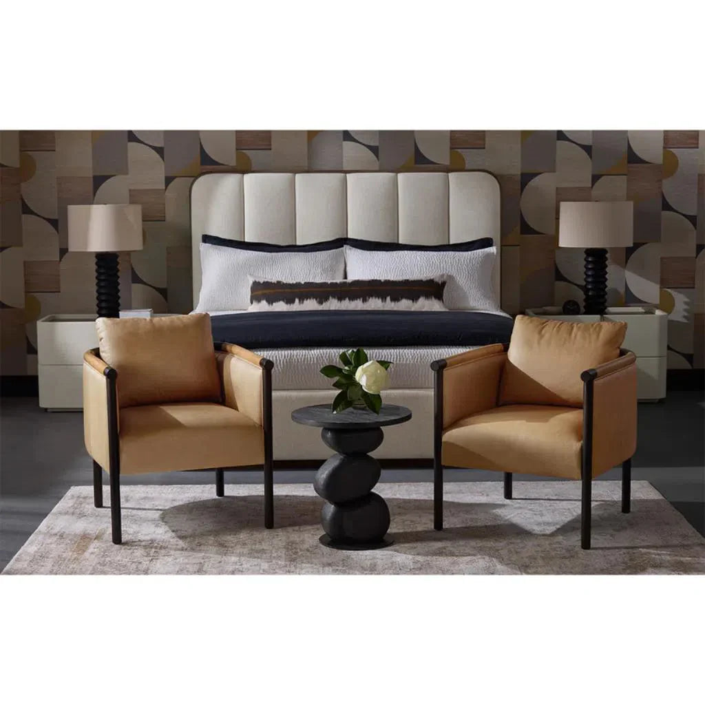 SUNPAN Paplo Wooden Round End Table