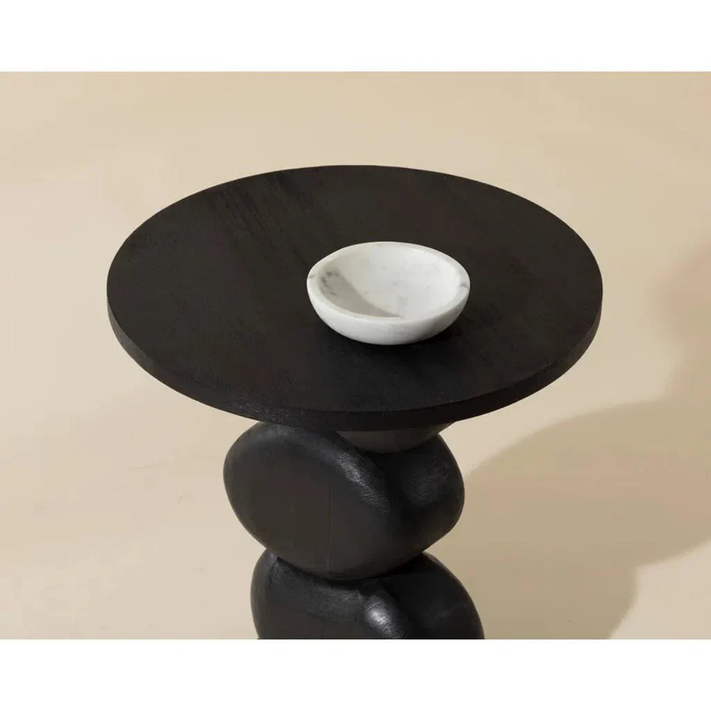 SUNPAN Paplo Wooden Round End Table