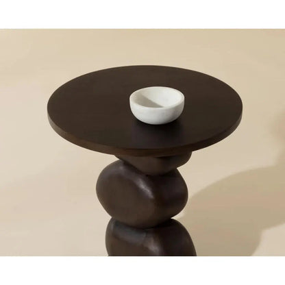 SUNPAN Paplo Wooden Round End Table