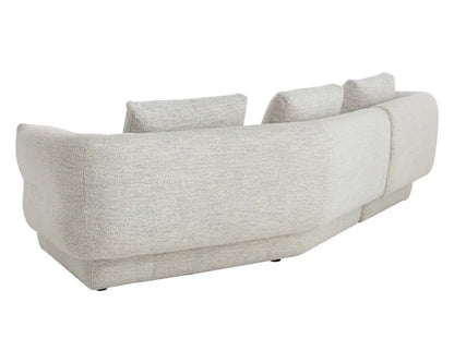 Emmeline Polyester Upholstered Unique Sofa