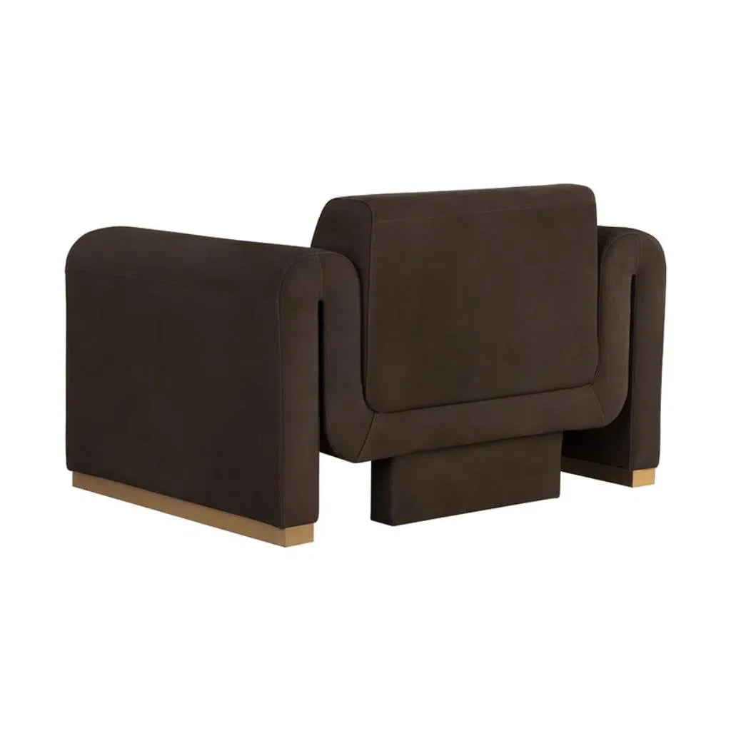 Romer Leather Upholstered Luxurious Armchair