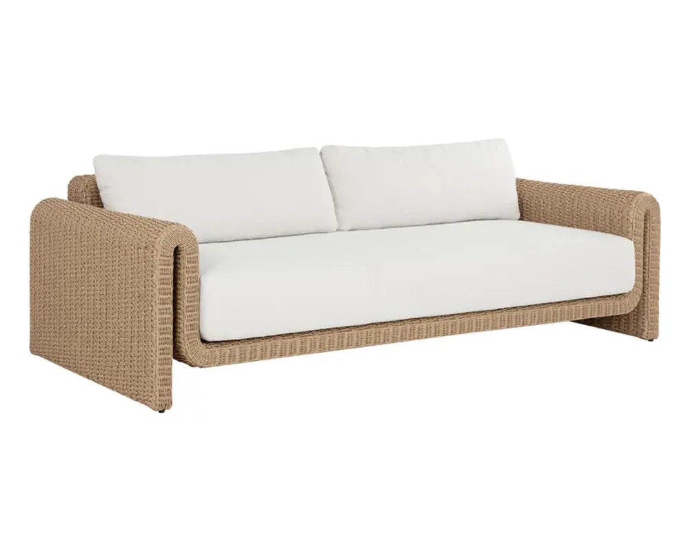 Tibi Polyester Upholstered Outdoor Modern Sofa