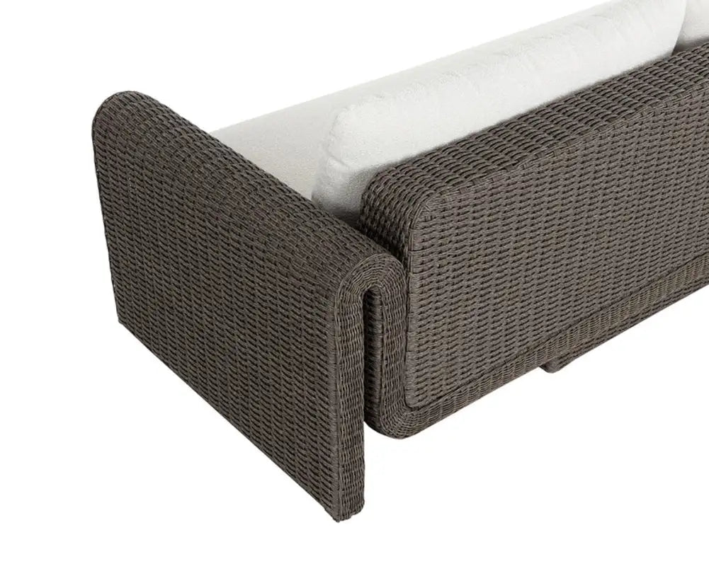 Tibi Polyester Upholstered Outdoor Modern Sofa