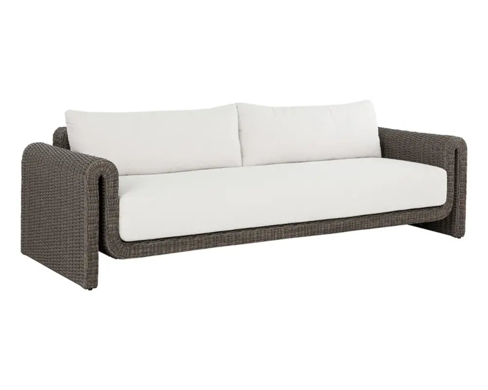 Tibi Polyester Upholstered Outdoor Modern Sofa