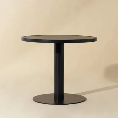 Merano Black Aluminum Outdoor Bistro Table