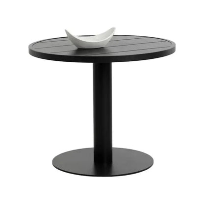 Merano Black Aluminum Outdoor Bistro Table