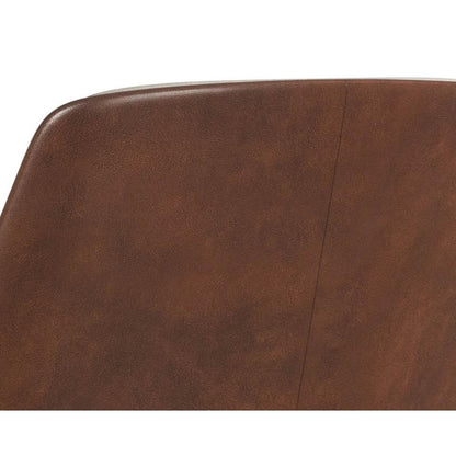 Lucier Leather Upholstered Handsome Lounge Chair